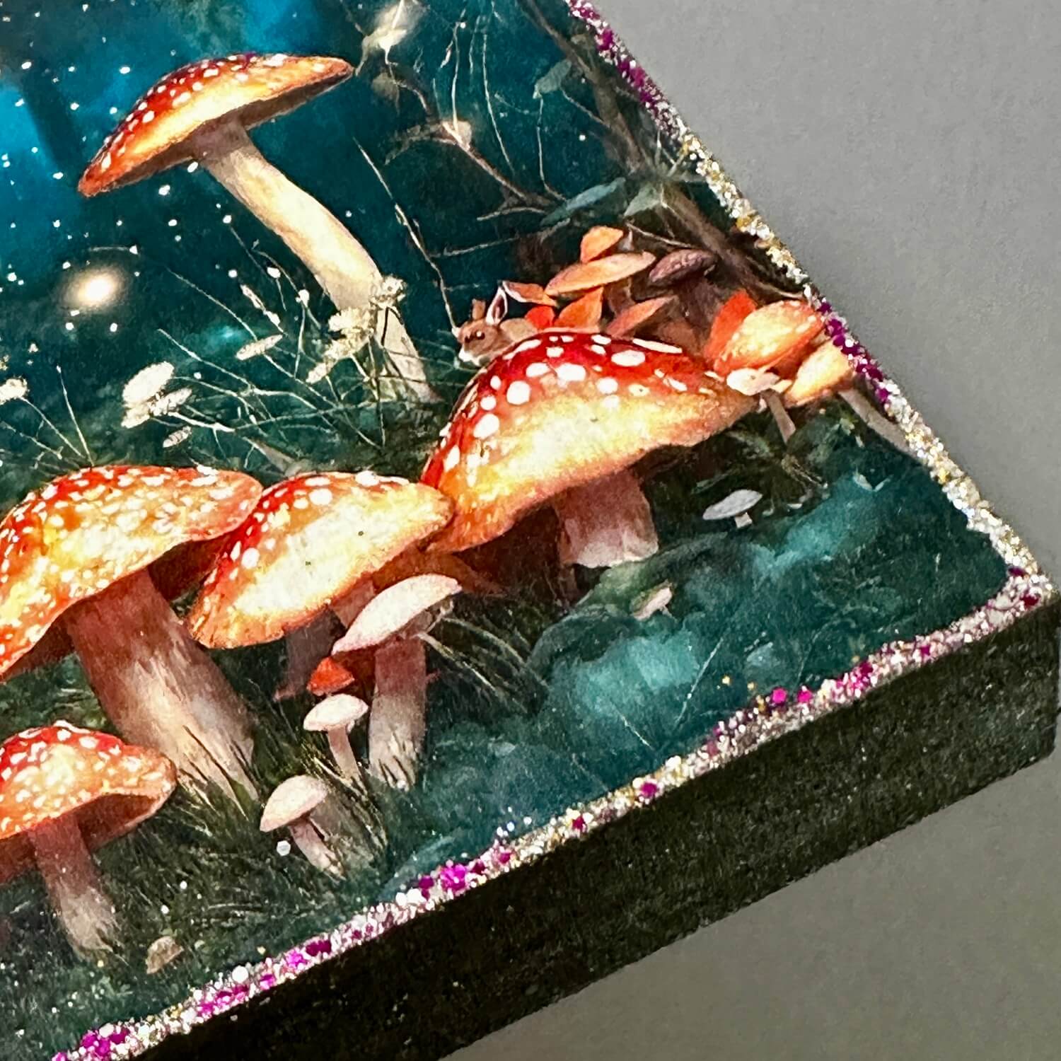 Holzbild ei-nzigartig Osterdekoration