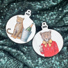 Handveredeltes Deko - Objekt: 2er Set Holy Charms „Leo Tasting“ von ei - nzigartig