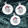 Handveredeltes Deko - Objekt: 3er Set Holy Charms „Santa Nostalgie“ von ei - nzigartig