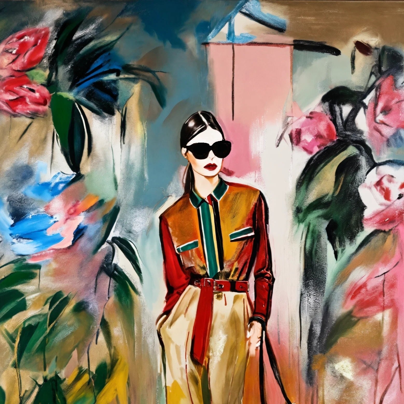 Handveredeltes Deko - Objekt: ART WOOD N°10 "Petalo Sole", Edition: THE SECRET FLORA von ei - nzigartig