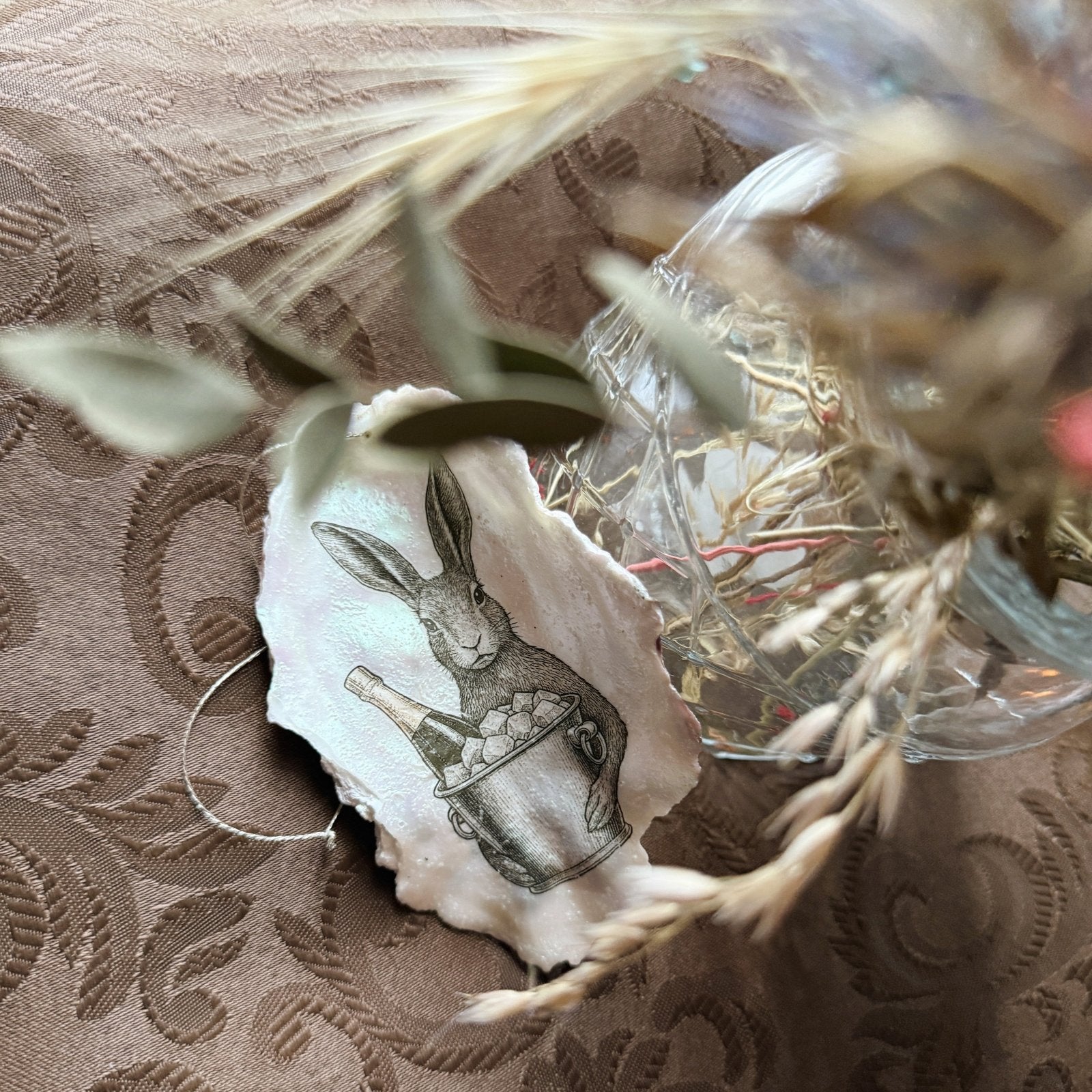 Handveredeltes Deko - Objekt: Auster "Meister Lampe" Kunst - Muschel von ei - nzigartig