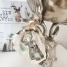 Handveredeltes Deko - Objekt: Auster "Partydeer" X - Mas Glamdeko von ei - nzigartig