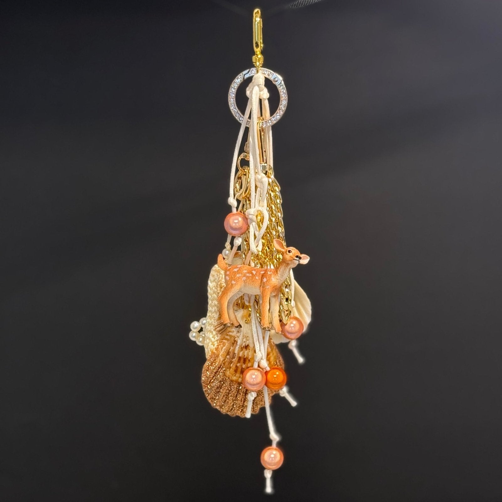 Handveredeltes Deko - Objekt: CLUNK™ – Jet Set Beach - Bambi • Taschen - Statement von ei - nzigartig