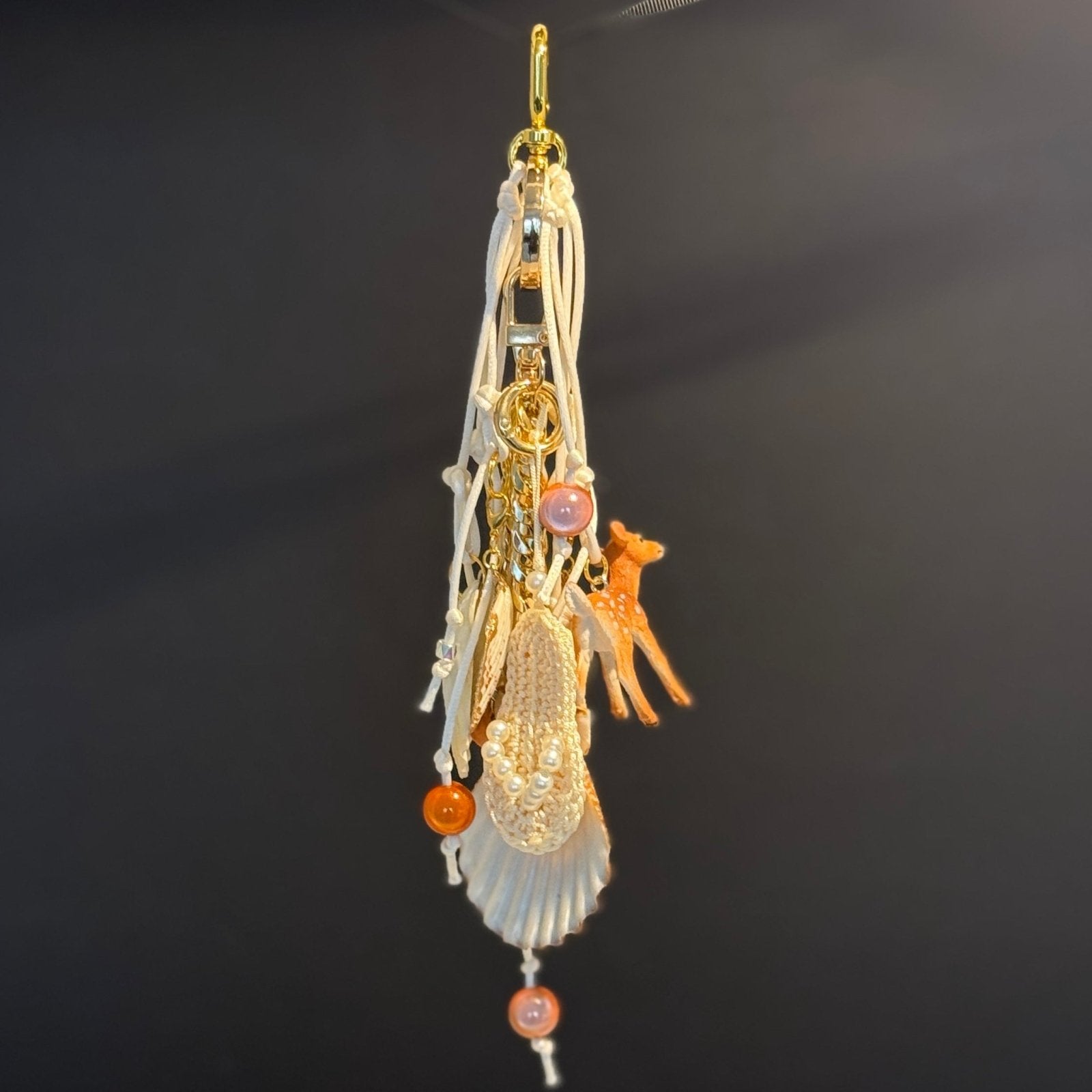 Handveredeltes Deko - Objekt: CLUNK™ – Jet Set Beach - Bambi • Taschen - Statement von ei - nzigartig