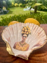 Handveredeltes Deko - Objekt: Deko - Schale "Frida goes Amalfi", Größe "XL", mit 2 Kantenvarianten von ei - nzigartig