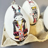 Handveredeltes Deko - Objekt: Eggtro (Glam) 5er Set Gänseeier aus Deutschland von ei - nzigartig