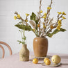 Handveredeltes Deko - Objekt: Forsythien Zweig aus Filz von Gry & Sif, 60 cm von ei - nzigartig