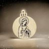 Handveredeltes Deko - Objekt: Geschenk - Anhänger „Holy Madonna“ von ei - nzigartig