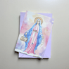 Handveredeltes Deko - Objekt: Madonnista – Kunstkarte in A5 von ei - nzigartig