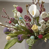 Handveredeltes Deko - Objekt: Magnolien Zweig aus Filz von Gry & Sif, 60 cm von ei - nzigartig