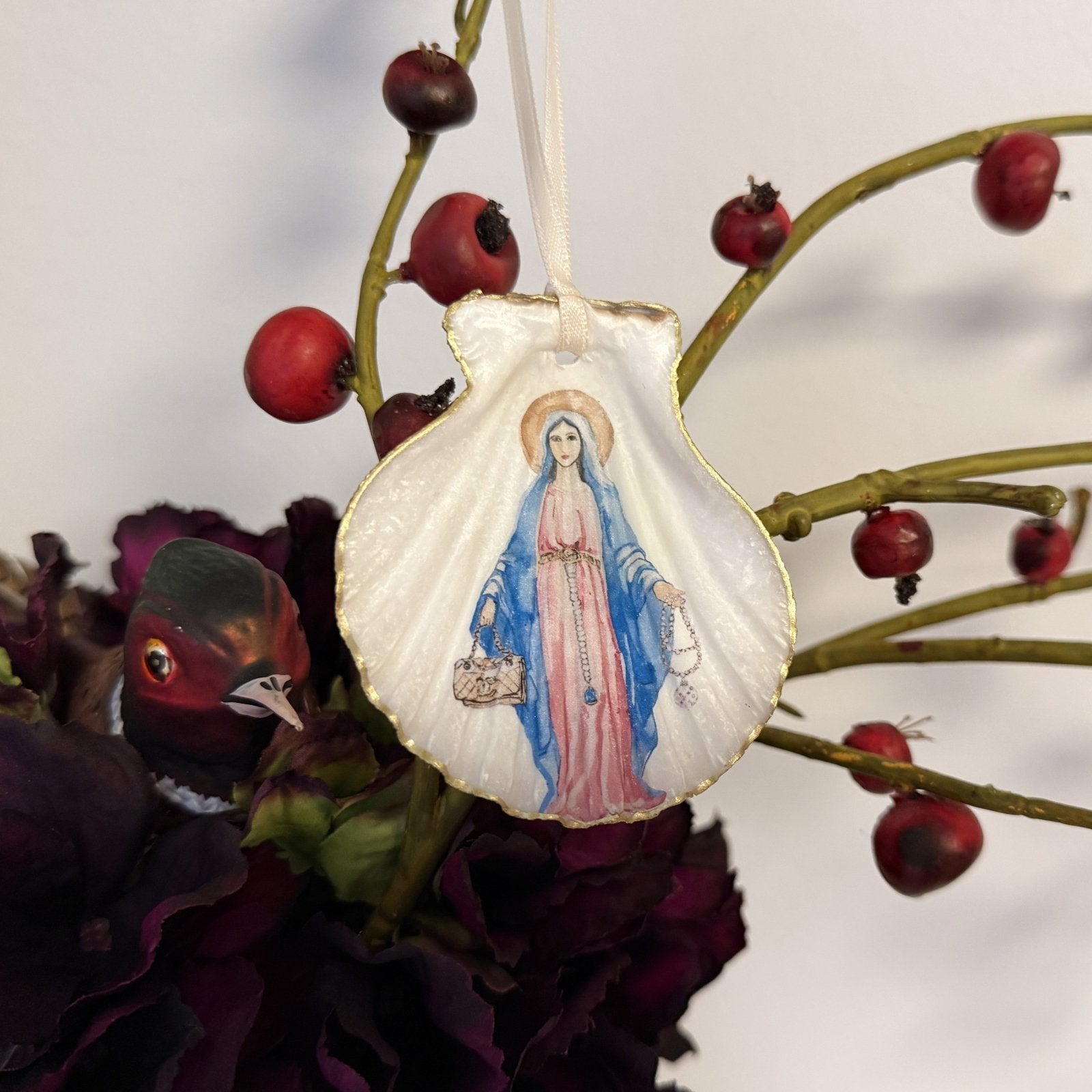 Handveredeltes Deko - Objekt: Mini - Muschel "Madonnista" von ei - nzigartig