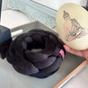 Handveredeltes Deko - Objekt: Nanduei: "Buddha", inkl. Strickkranz von Nana´s Art von ei - nzigartig