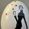Handveredeltes Deko - Objekt: Nanduei: "Valentine to go", Basic & Glam, Black & White Edition von ei - nzigartig