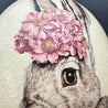 Handveredeltes Deko - Objekt: Osterei "Camelia Bunny" Basic, oder Glam von ei - nzigartig