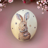 Handveredeltes Deko - Objekt: Osterei "Romantic Rabbit" Basic, oder Glam von ei - nzigartig