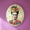 Handveredeltes Deko - Objekt: Straußenei "from Frida with Love", Basic, Glam, Glow & Luxury von ei - nzigartig