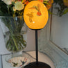 Handveredeltes Deko - Objekt: Straußenei - Leuchte "Kolibri Duo", Tischlampe (unterschiedliche Modelle & Farben) von ei - nzigartig