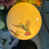 Handveredeltes Deko - Objekt: Straußenei - Leuchte "Kolibri Duo", Tischlampe (unterschiedliche Modelle & Farben) von ei - nzigartig