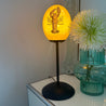 Handveredeltes Deko - Objekt: Straußenei - Leuchte "Lobster Luxe", Tischlampe (unterschiedliche Modelle & Farben) von ei - nzigartig