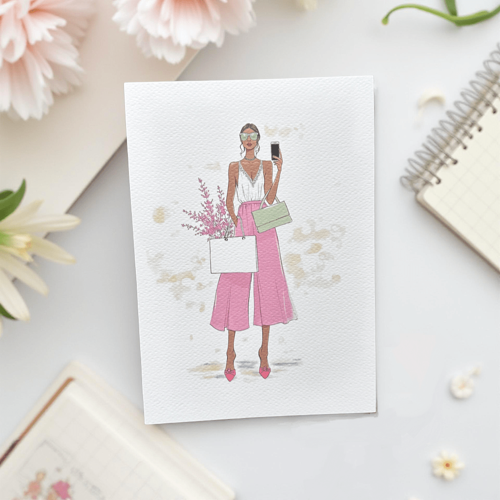  Miniposter "Insta Girls, Tiffy" DIN A5 von ei - nzigartig