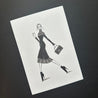 Handveredeltes Deko - Objekt: XL Postkarte/ Miniposter "Valentine to go" DIN A5 von ei - nzigartig