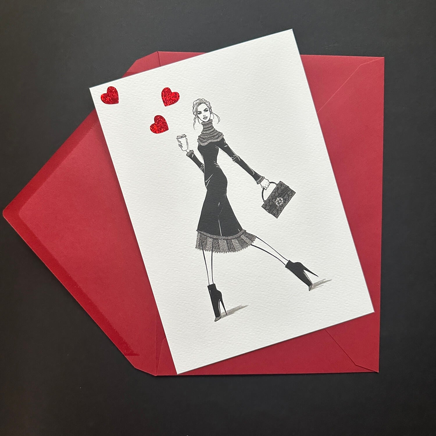  Miniposter "Valentine to go" DIN A5 von ei - nzigartig