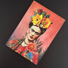 Handveredeltes Deko - Objekt: XL Postkarte/ Miniposter "Viva Frida" DIN A5 von ei - nzigartig
