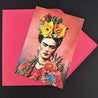 Handveredeltes Deko - Objekt: XL Postkarte/ Miniposter "Viva Frida" DIN A5 von ei - nzigartig