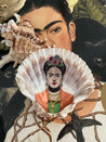 Frida Kahlo Jakobsmuschel Schmuckschale Ei-nzigartig