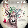 Handveredeltes Deko - Objekt: "Hubertus und Eida", eine weihnachtliche Geschichte von ei - nzigartig