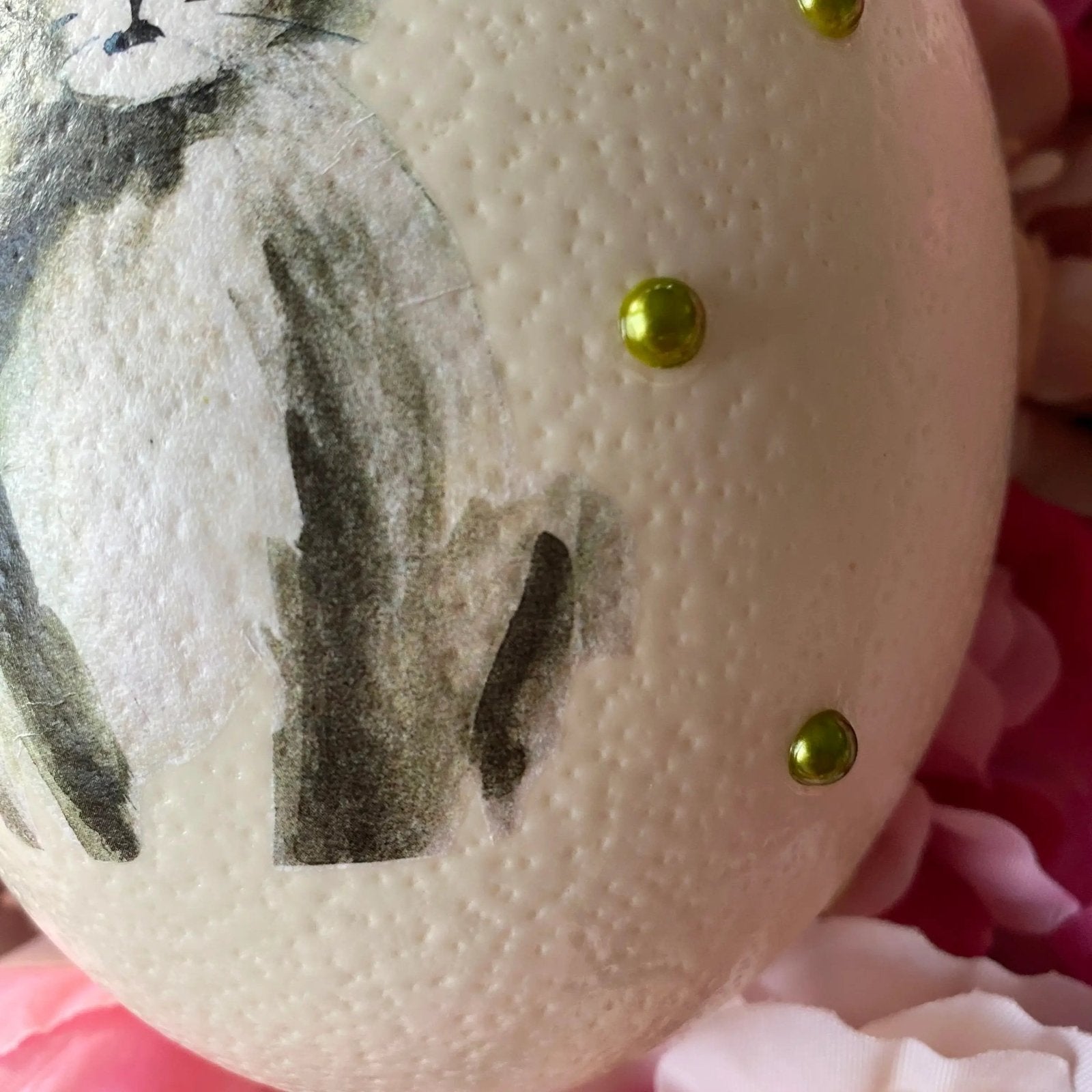Handveredeltes Deko - Objekt: Osterei: Gibt dem Osterhasen Zuckerperlen: 9 Farben von ei - nzigartig